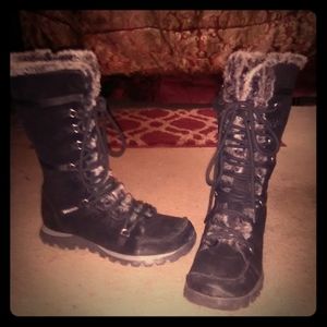 Skechers lace up boots